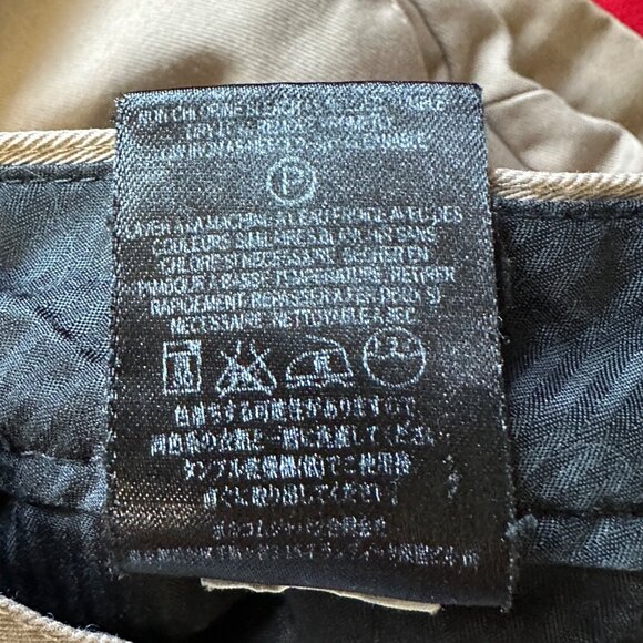 Volcom men’s size 36 polyester blend tan chino flat front shorts - Picture 7 of 8